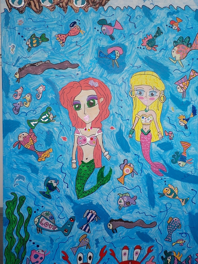Meerjungfrauen im See